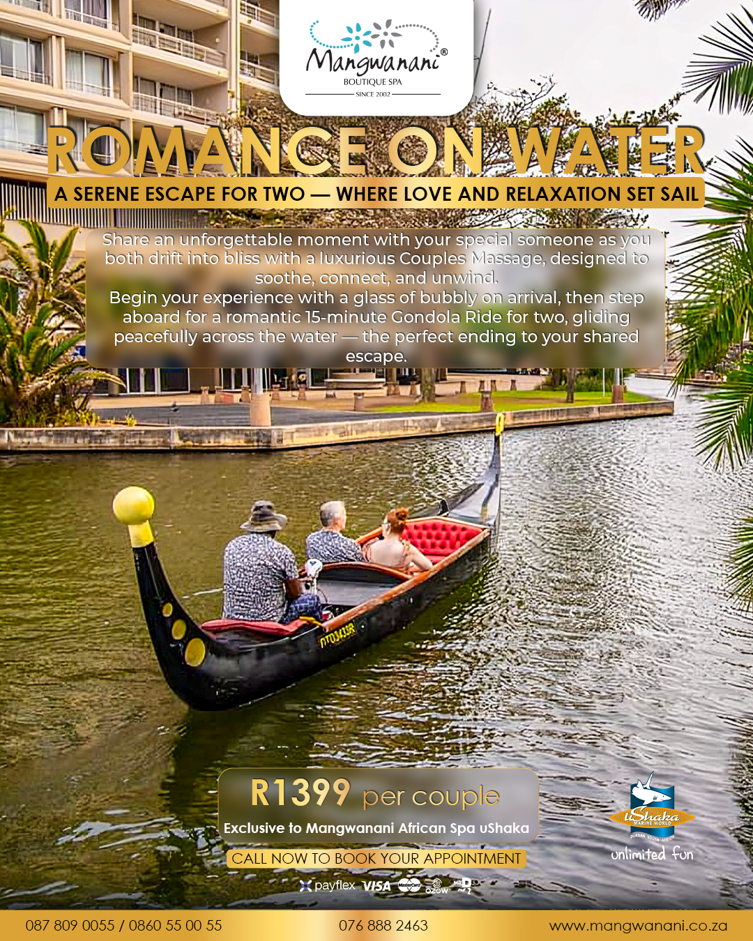 ROMANCE ON WATER!