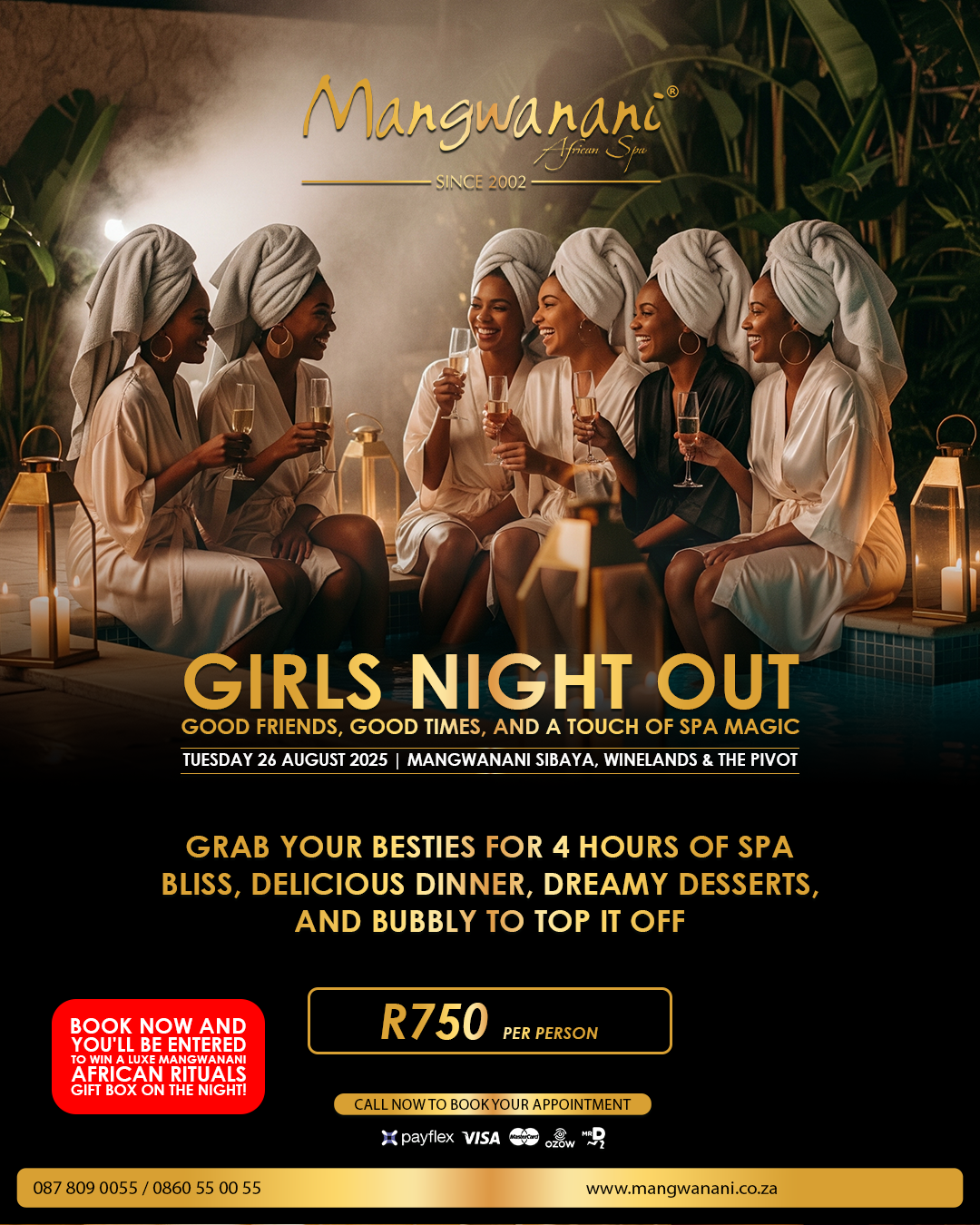 Book Now: Limited Spots Left for Our Girls Night Out Spa Evening!