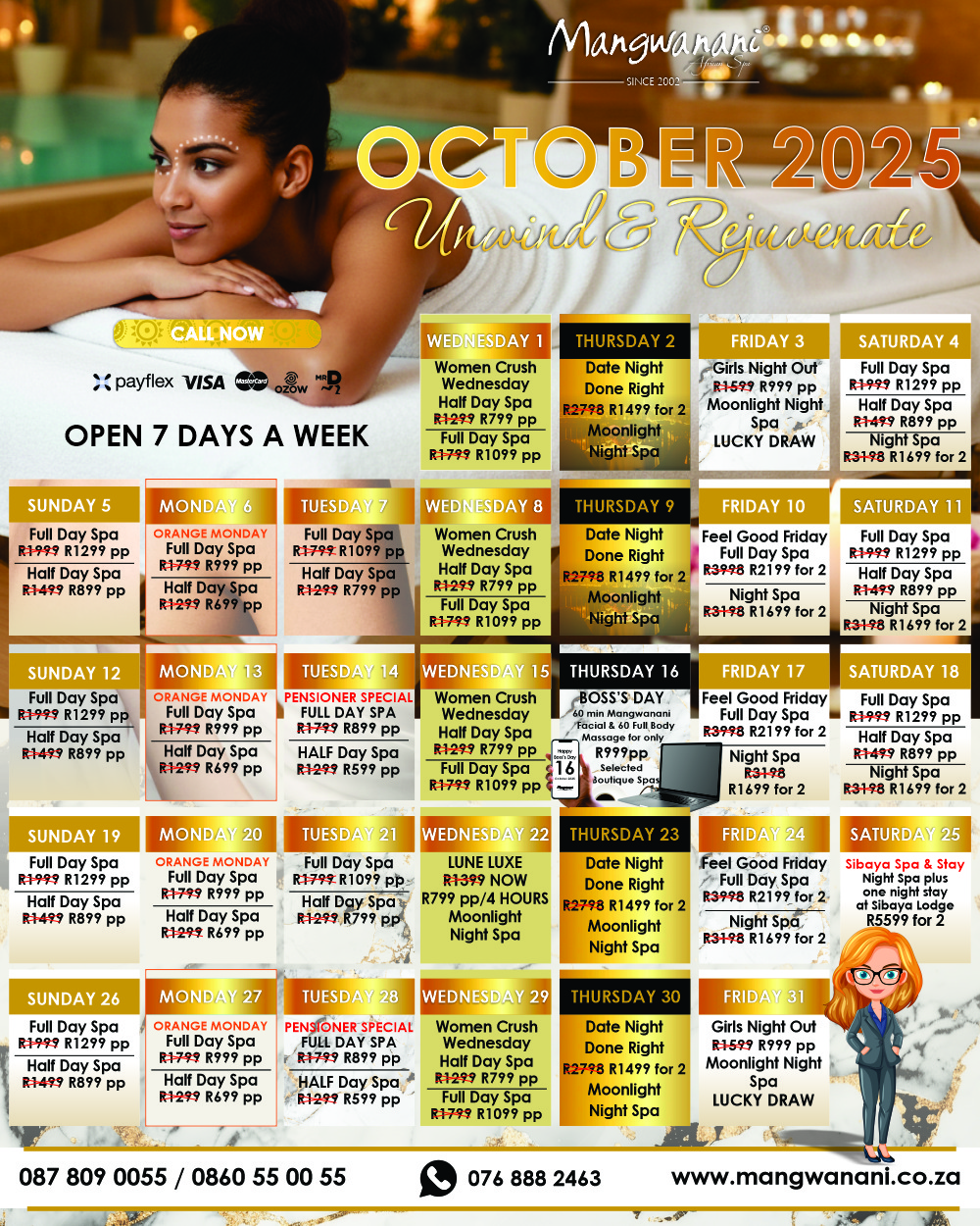 Mangwanani October Offers