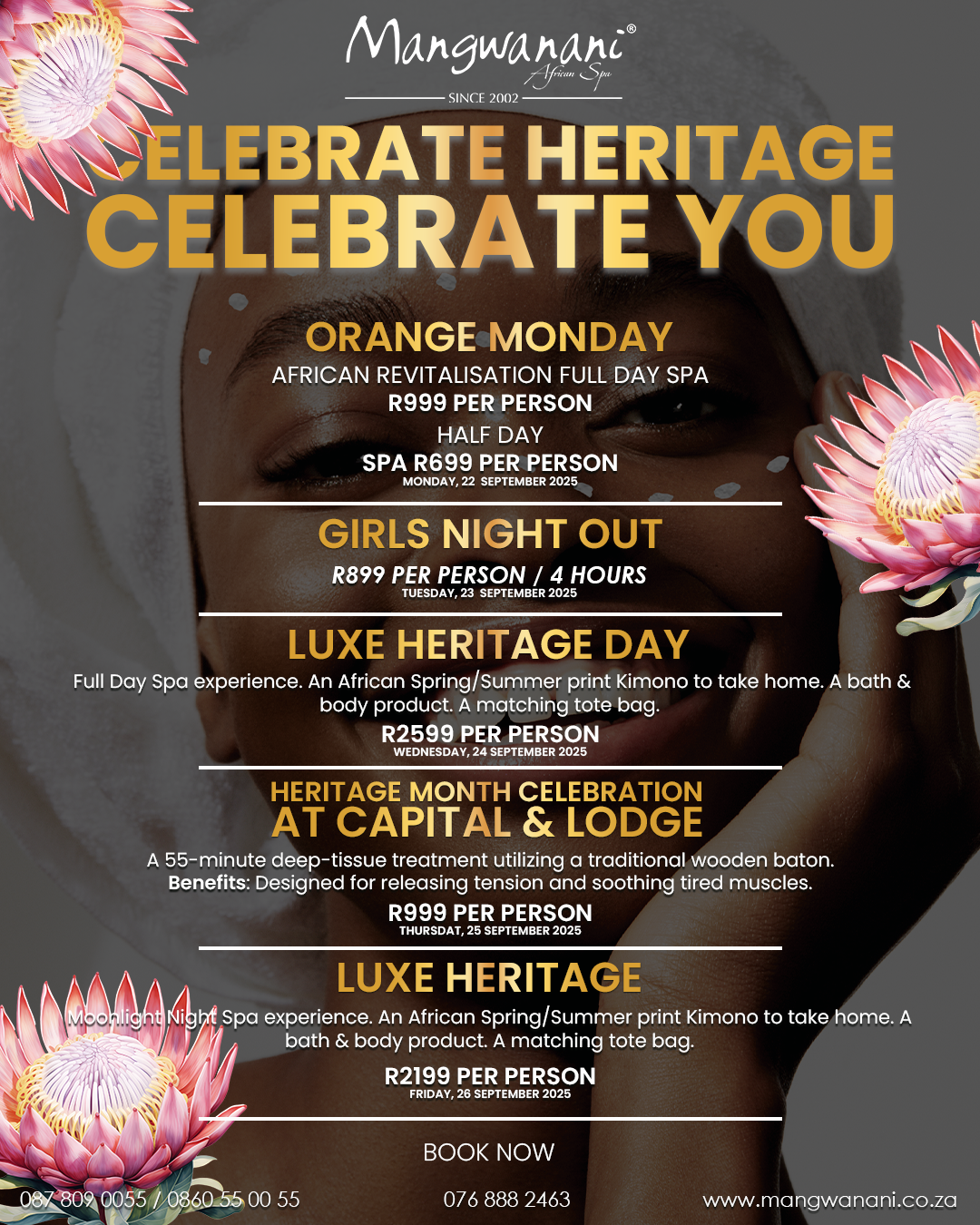 Heritage Week Specials