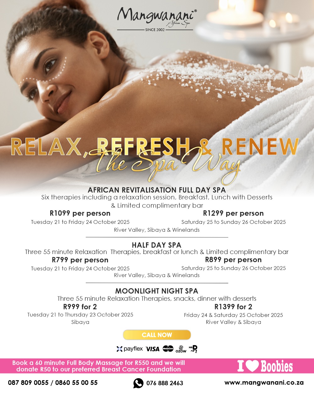 Relax, Refresh & Renew