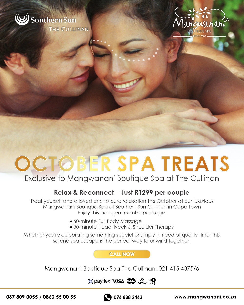The Cullinan: October Spa Treats