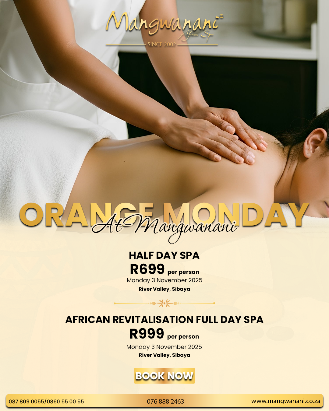 Orange Monday at Mangwanani