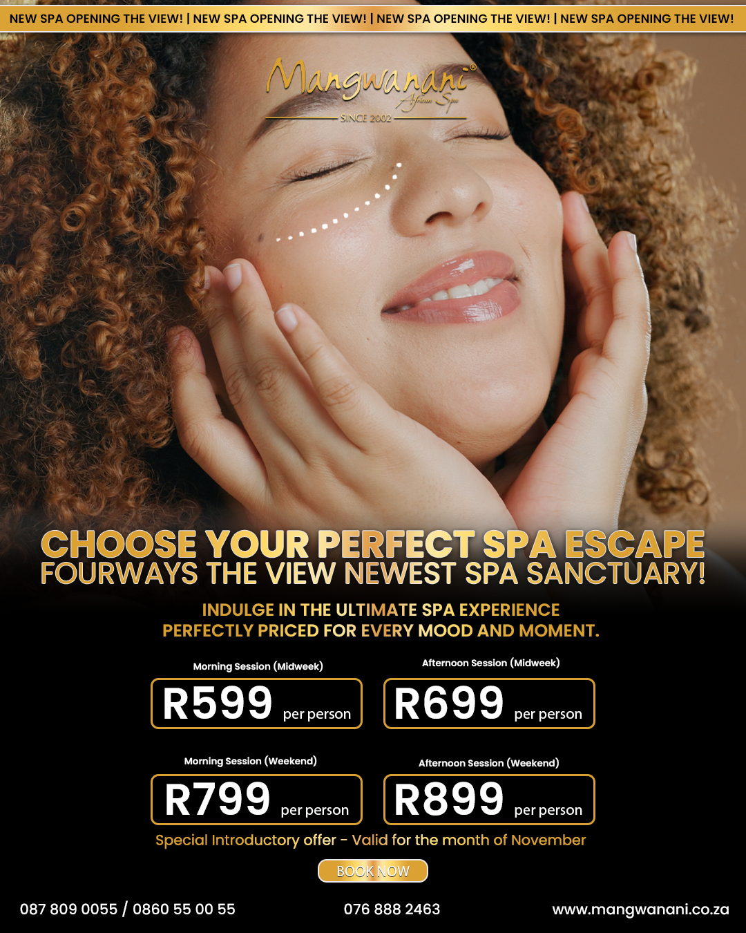 Introducing Mangwanani The View – Fourways’ Newest Spa Sanctuary