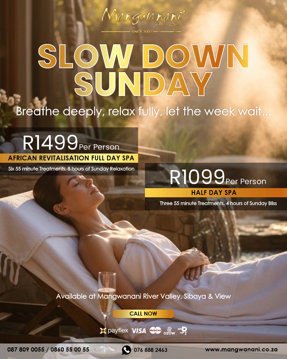 Slow Down Sunday at Mangwanani
