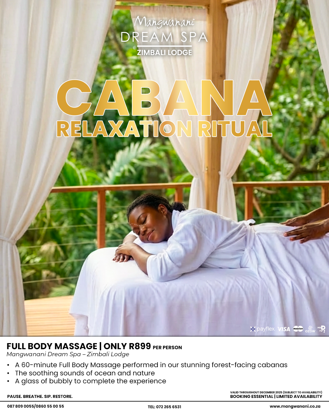 Cabana Relaxation Ritual