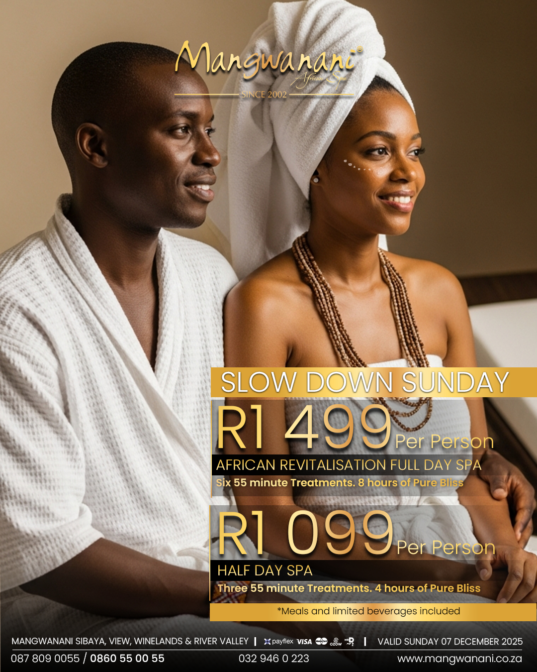 ✨ Slow Down Sunday at Mangwanani ✨