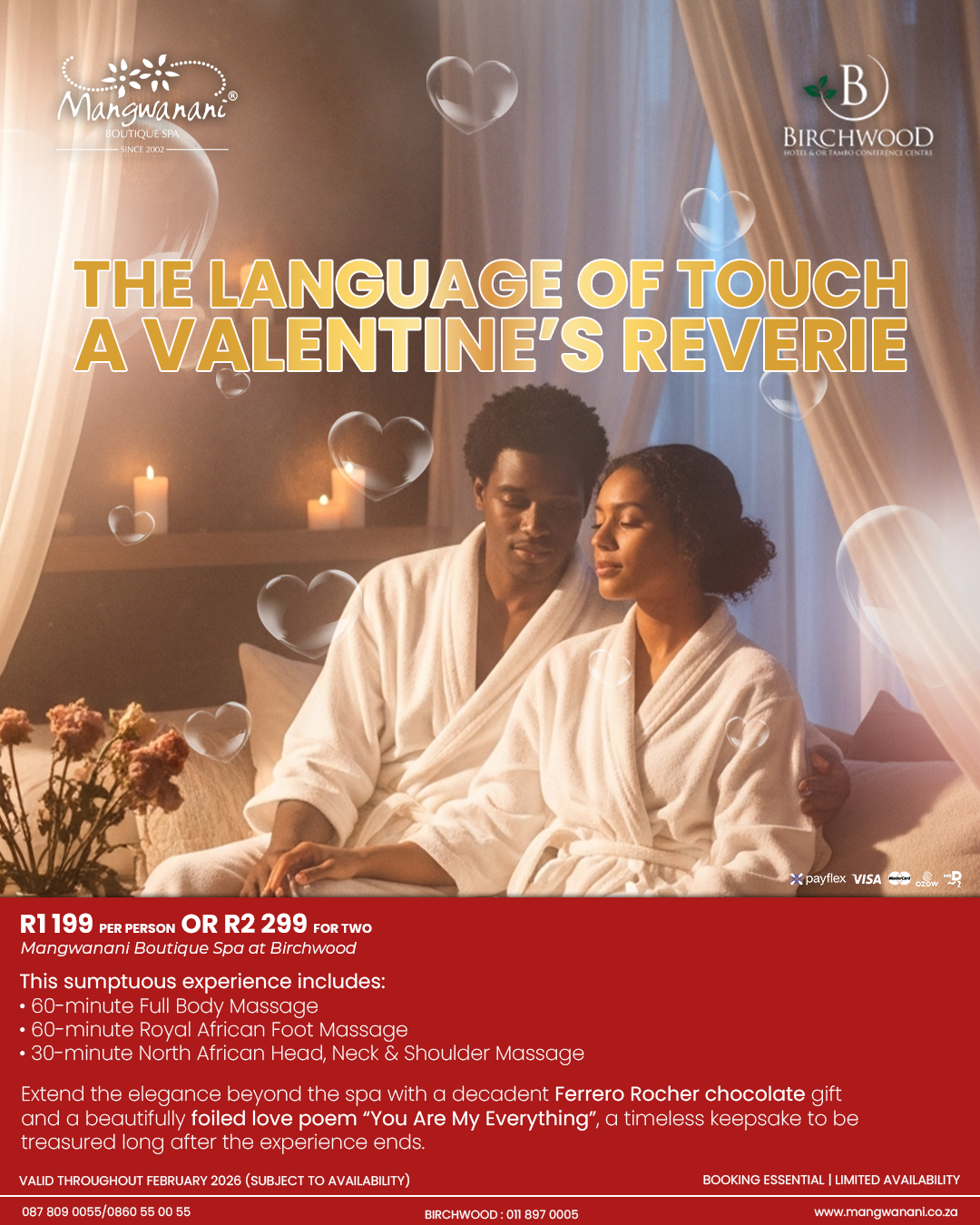 BIRCHWOOD - THE LANGUAGE OF TOUCH – A VALENTINE’S REVERIE