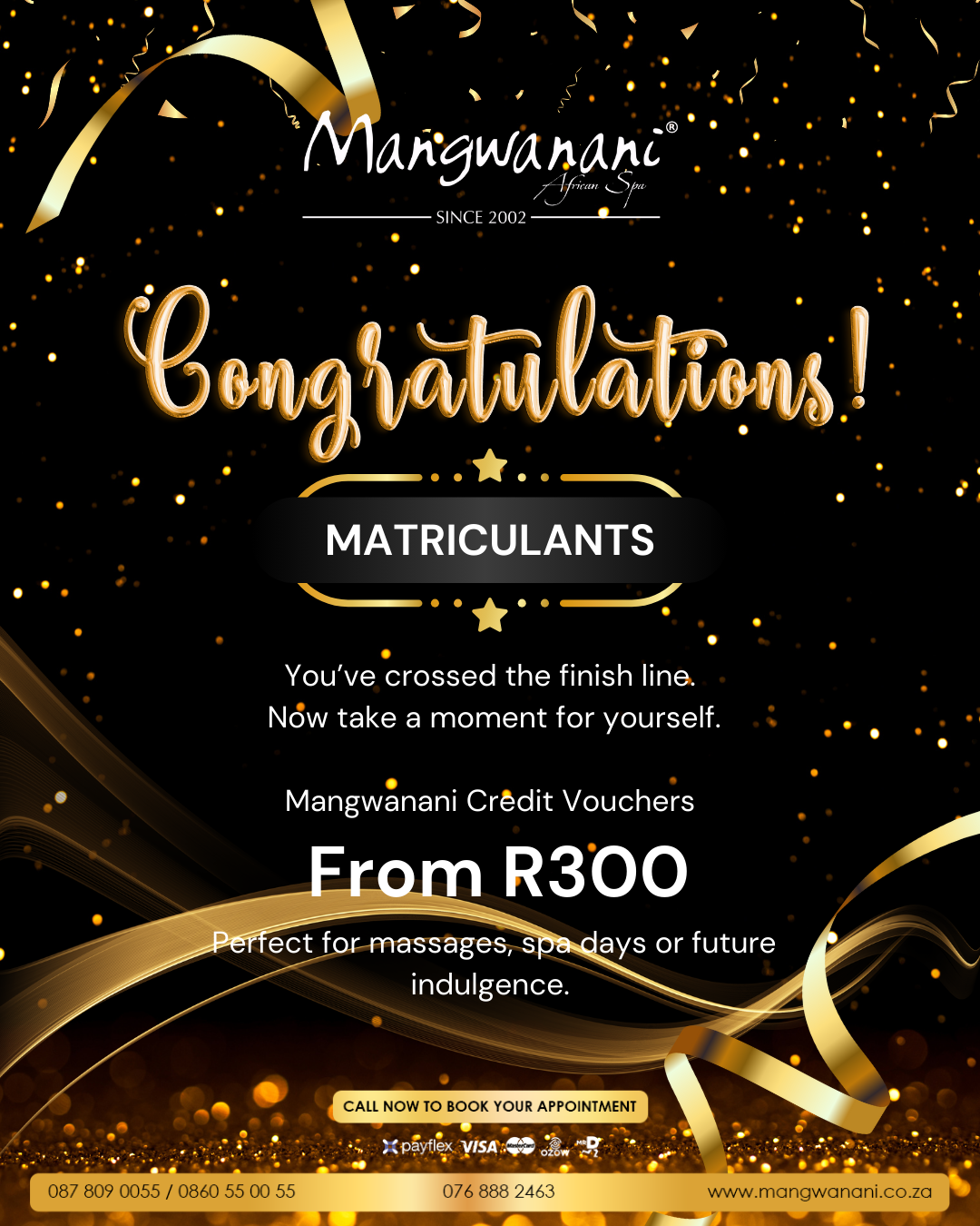 Congratulations, Matriculants!