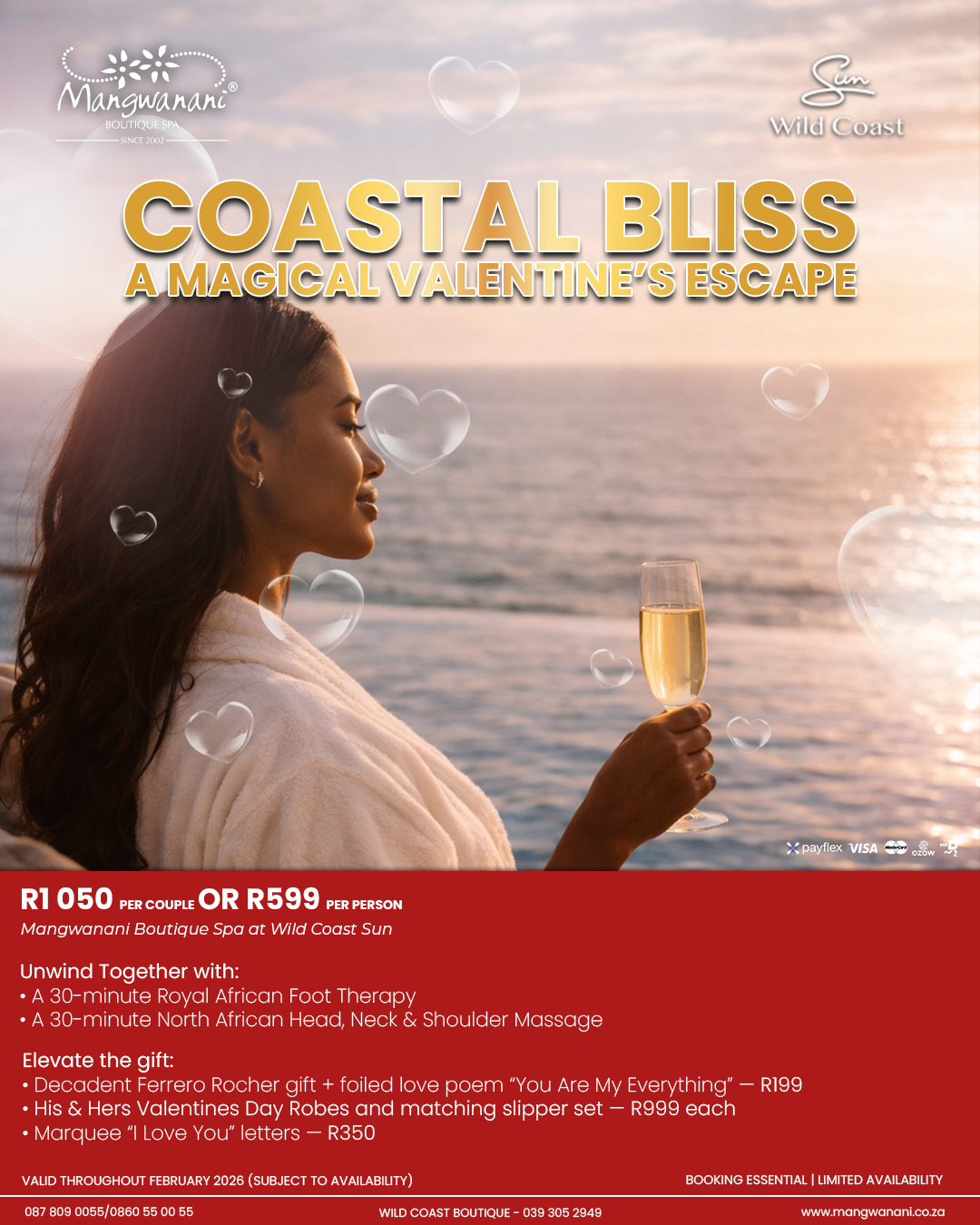 COASTAL BLISS – A MAGICAL VALENTINE’S ESCAPE