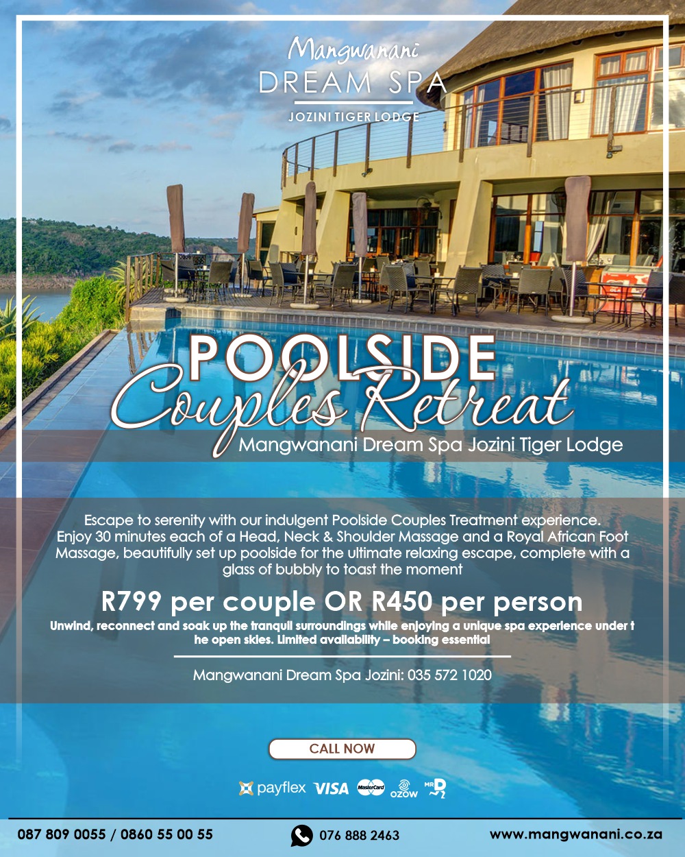 POOLSIDE COUPLES RETREAT