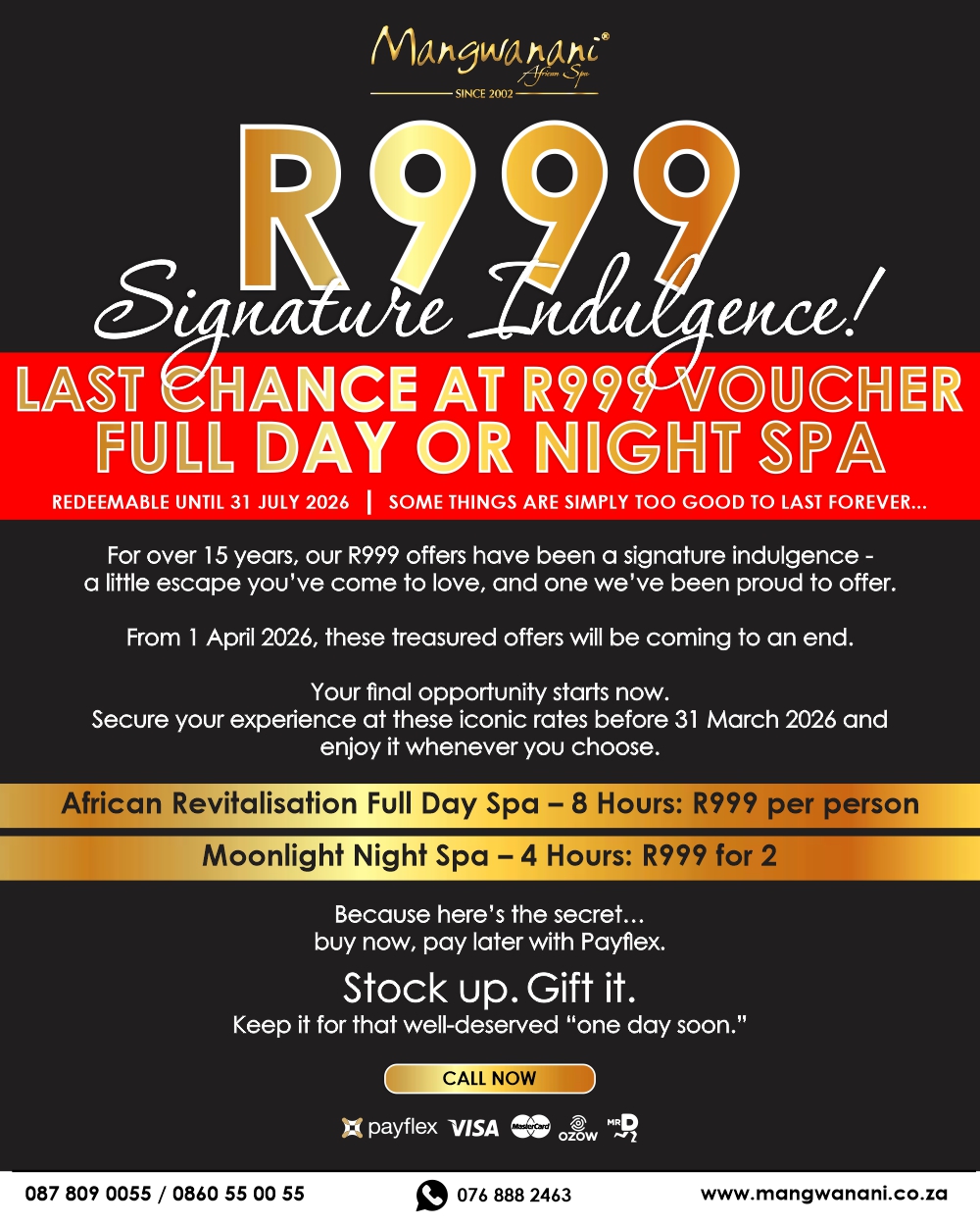 R999 Signature Indulgence