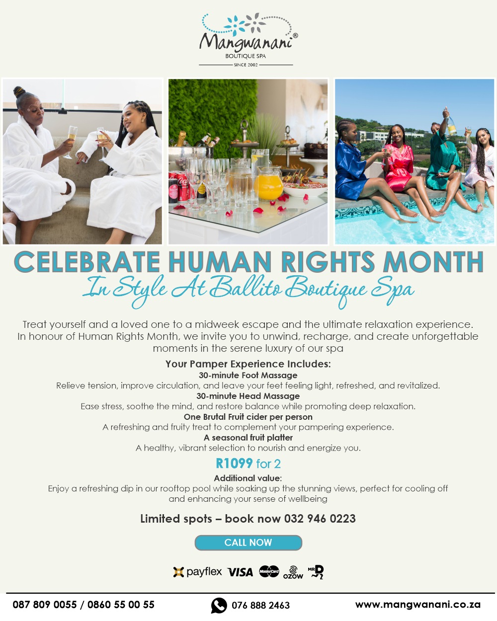Celebrate Human Rights Month in Style at Ballito Boutique Spa