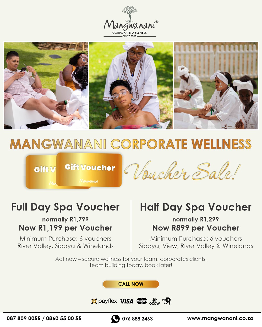 MANGWANANI CORPORATE WELLNESS GIFT VOUCHER
