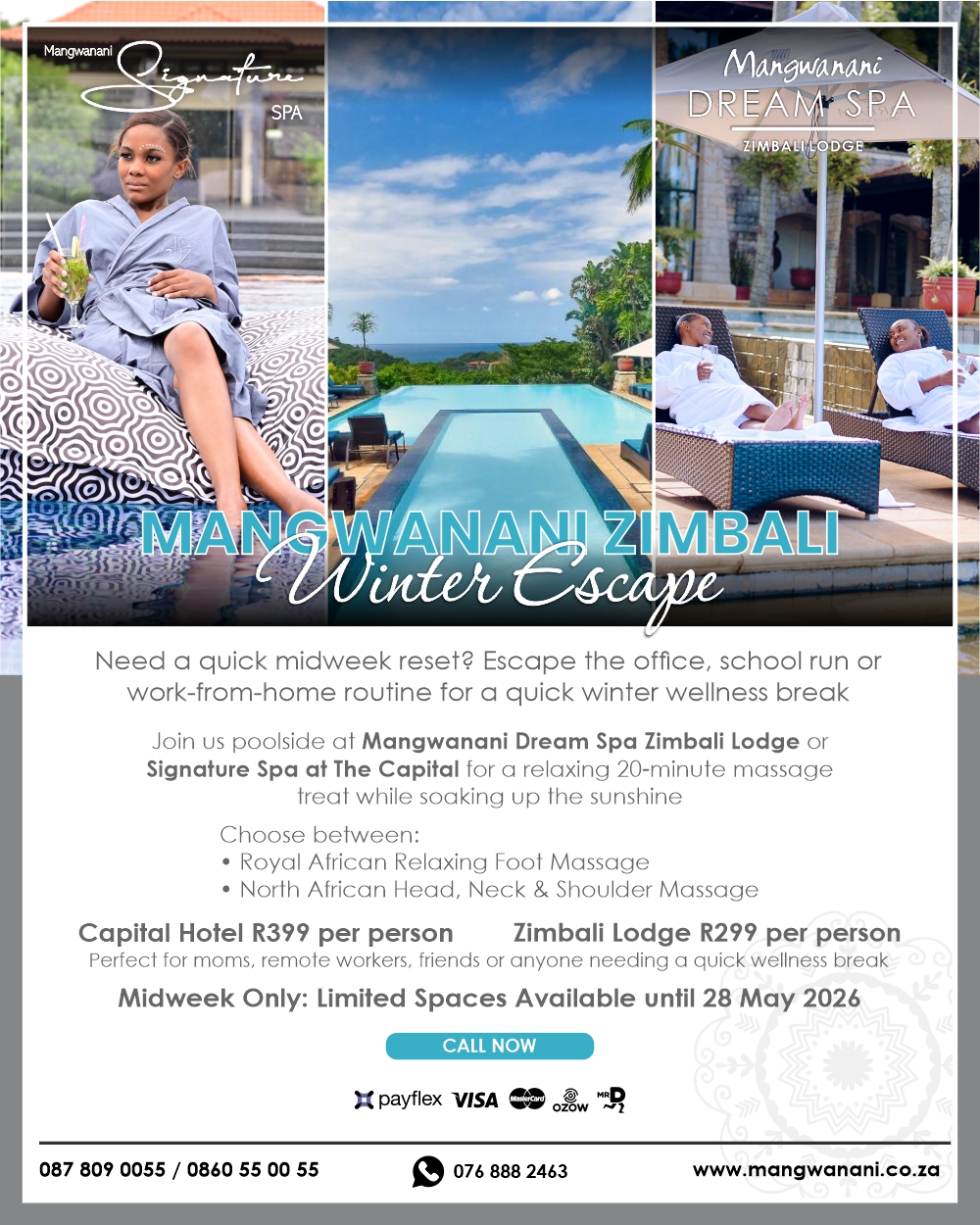 Mangwanani Zimbali Winter Escape