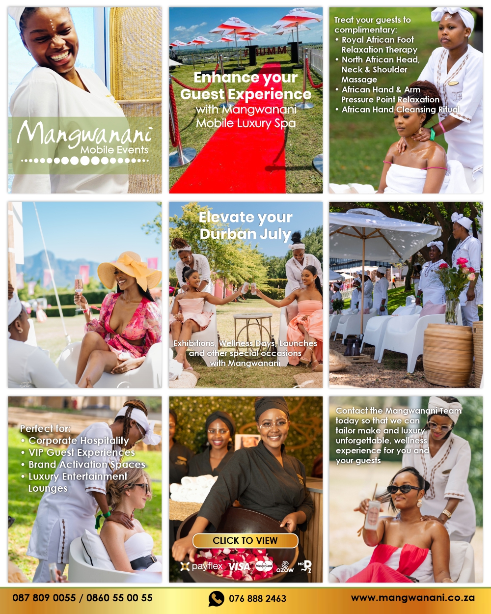 Mangwanani Mobile Luxury Spa