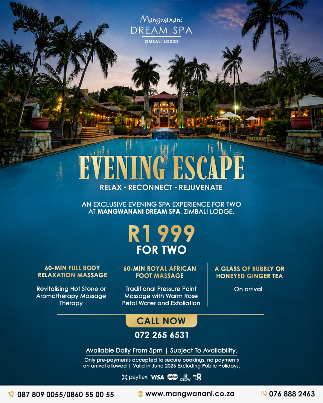 Zimbali Lodge Moonlight