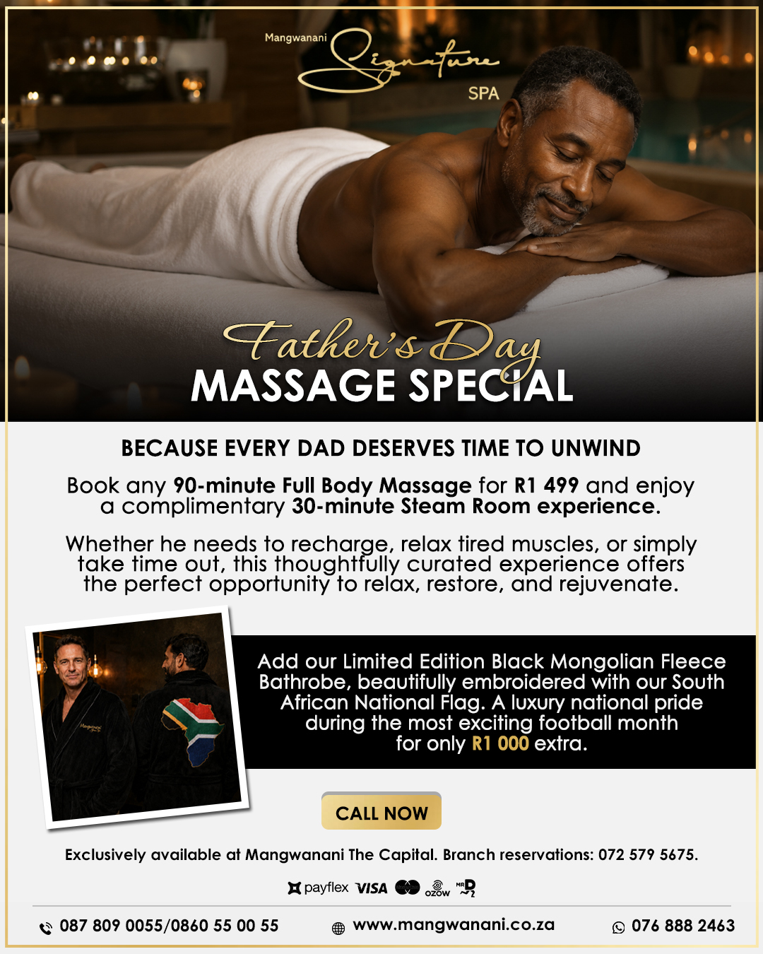 GIVE DAD THE GIFT OF TRUE RELAXATION