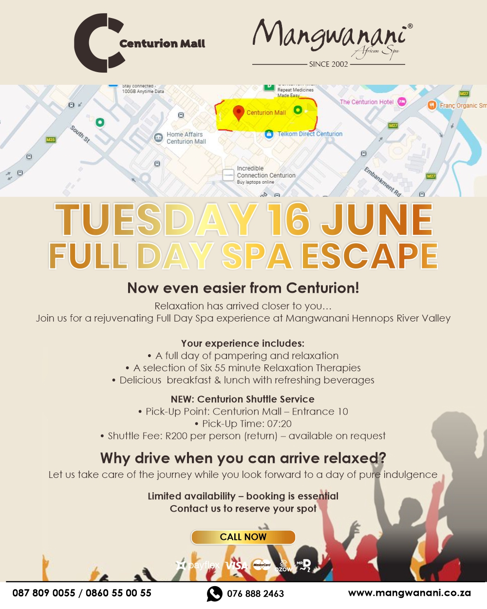 Mangwanani Centurion Shuttle Service