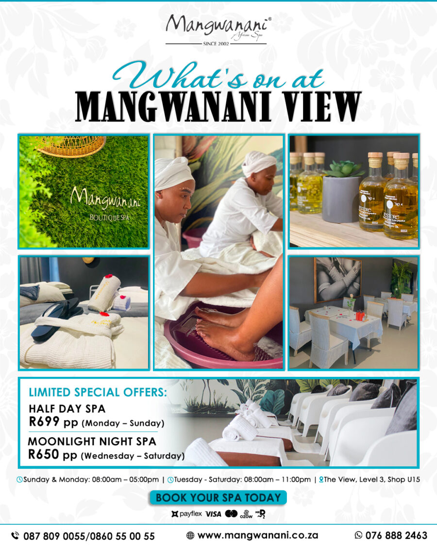 WHAT'S ON AT MANGWANANI VIEW