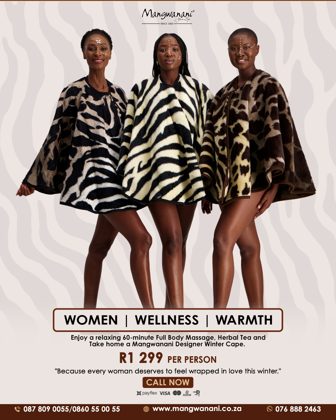 Woman Wrapped in Wellness