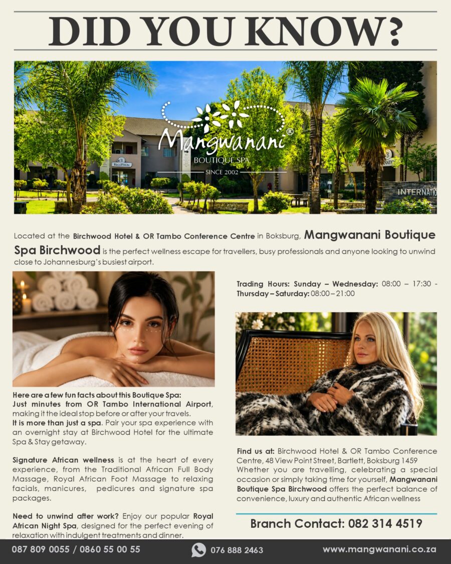 Mangwanani Boutique Spa Birchwood