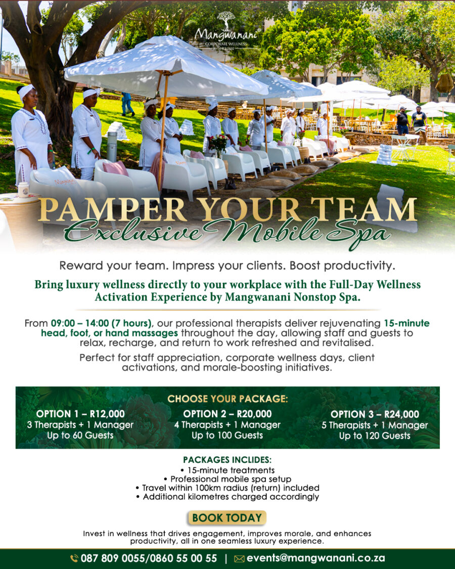 Pamper Your Team: Exclusive Mobile Spa