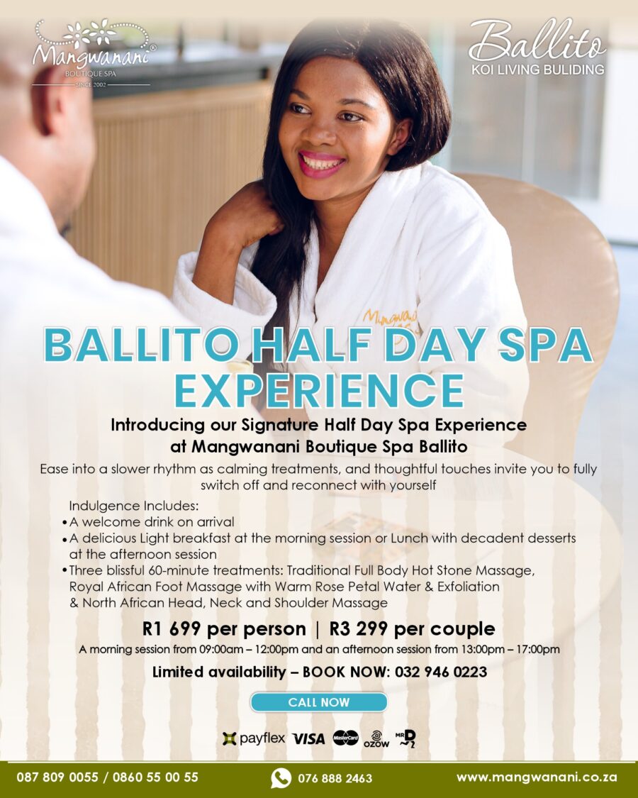 Mangwanani Ballito Half Day Spa